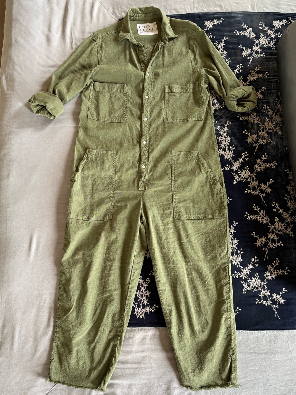 Frank & Eileen Olive Green Utility Jumpsuit